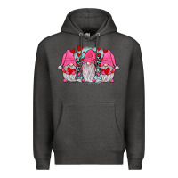 Charcoal Heather gnomies valentines day Premium Hoodie - JahusDesignShop