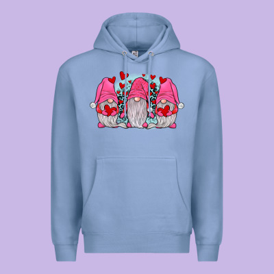 Gnomies Valentines Day Premium Hoodie Designed By Jahusdesignshop