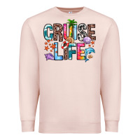 Pale Pink cruise life Premium Sweatshirt - Zillion Design Studio