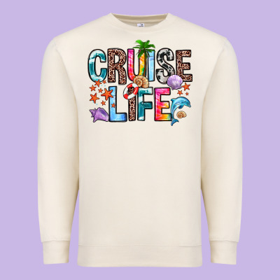 Cruise Life Premium Sweatshirt Designed By Zillion Design Studio