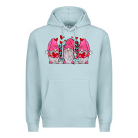 Blue Mist gnomies valentines day Premium Hoodie - JahusDesignShop