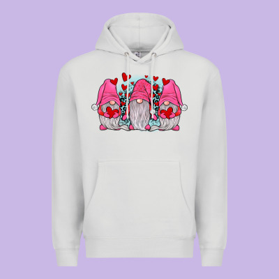 Gnomies Valentines Day Premium Hoodie Designed By Jahusdesignshop