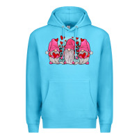 Ocean Blue gnomies valentines day Premium Hoodie - JahusDesignShop