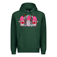 Sports Green gnomies valentines day Premium Hoodie - JahusDesignShop