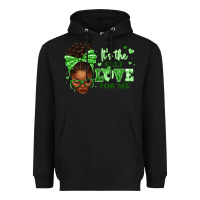 Black sorority colors green its the self love for me afr Heavyweight Hoodie - texasbilliewilder