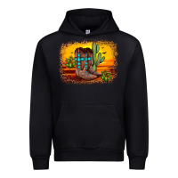 Black cross sunset backgraund Urban Hoodie - JahusDesignShop