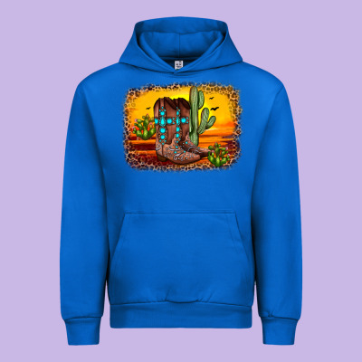 Cross Sunset Backgraund Urban Hoodie Designed By Jahusdesignshop