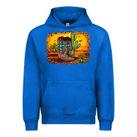 Cobalt cross sunset backgraund Urban Hoodie - JahusDesignShop