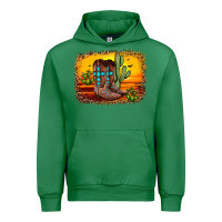 Emerald cross sunset backgraund Urban Hoodie - JahusDesignShop
