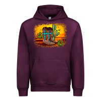 Mauve Wine cross sunset backgraund Urban Hoodie - JahusDesignShop