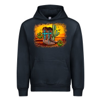 Navy cross sunset backgraund Urban Hoodie - JahusDesignShop