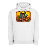 Pigment Lunar Rock cross sunset backgraund Urban Hoodie - JahusDesignShop