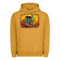 Pigment Peanut Butter cross sunset backgraund Urban Hoodie - JahusDesignShop