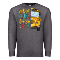 Charcoal Heather best bus driver ever Premium Sweatshirt - texasbilliewilder