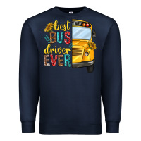 Navy best bus driver ever Premium Sweatshirt - texasbilliewilder