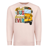 Pale Pink best bus driver ever Premium Sweatshirt - texasbilliewilder