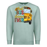 Seafoam best bus driver ever Premium Sweatshirt - texasbilliewilder