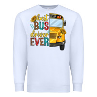 White best bus driver ever Premium Sweatshirt - texasbilliewilder