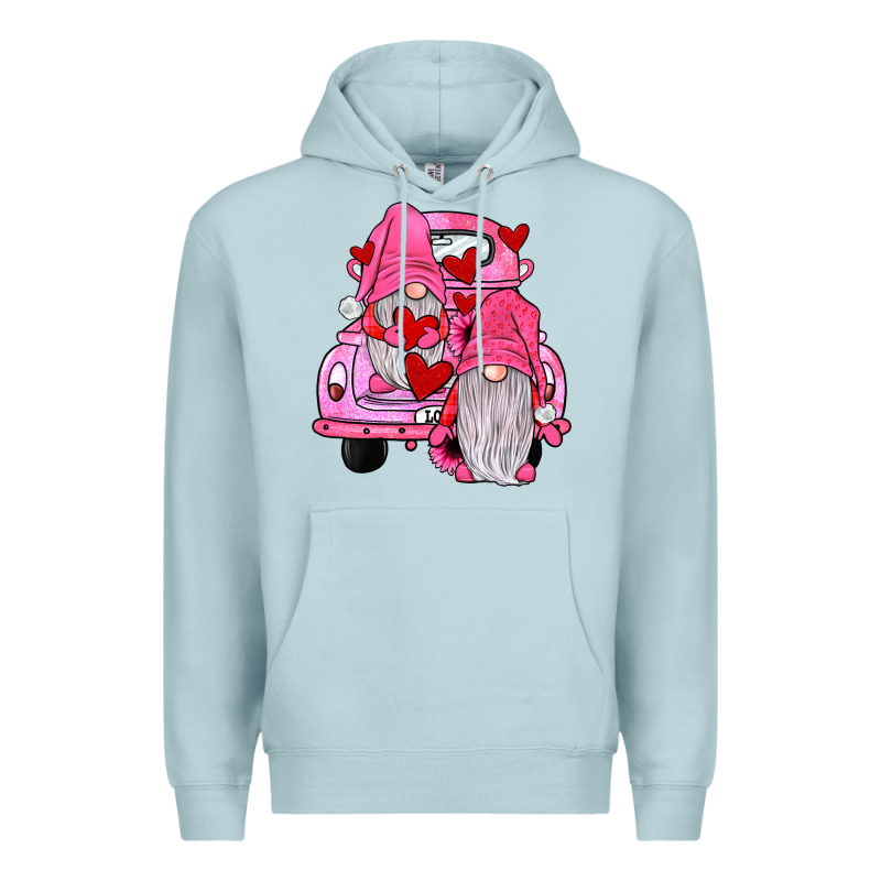 Farm Truck,gnomies Valentines Premium Hoodie by JahusDesignShop | Teevron