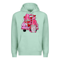 Seafoam farm truck,gnomies valentines Premium Hoodie - JahusDesignShop