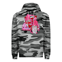 Slate Camo farm truck,gnomies valentines Premium Hoodie - JahusDesignShop