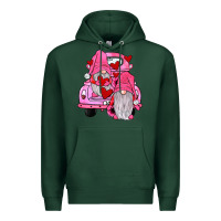 Sports Green farm truck,gnomies valentines Premium Hoodie - JahusDesignShop