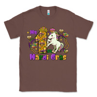 Chestnut my first mardi gras unicorn Classic Tee - FaDigitalArtStudio