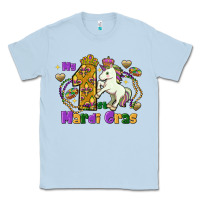 Dusty Blue my first mardi gras unicorn Classic Tee - FaDigitalArtStudio
