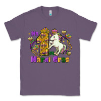 Lavender my first mardi gras unicorn Classic Tee - FaDigitalArtStudio