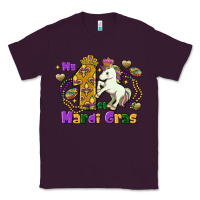 Plum my first mardi gras unicorn Classic Tee - FaDigitalArtStudio