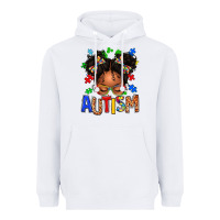 White autism afro girl Heavyweight Hoodie - texasbilliewilder