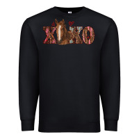 Black xoxo horse Premium Sweatshirt - RanaPortraitStore