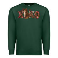 Sports Green xoxo horse Premium Sweatshirt - RanaPortraitStore