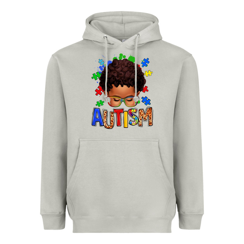 Autism Afro Kid Heavyweight Hoodie by texasbilliewilder | Teevron