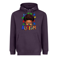 Plum autism afro kid Heavyweight Hoodie - texasbilliewilder