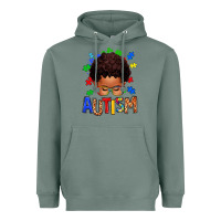 Sage autism afro kid Heavyweight Hoodie - texasbilliewilder