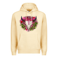 Pina Colada bull skull cactus valentines Premium Hoodie - JahusDesignShop