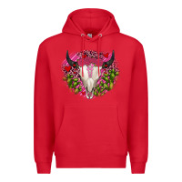 Red bull skull cactus valentines Premium Hoodie - JahusDesignShop