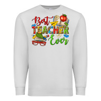 Dove Grey best teacher ever Premium Sweatshirt - texasbilliewilder