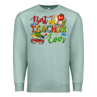 Seafoam best teacher ever Premium Sweatshirt - texasbilliewilder