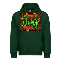 Forest Green joy with gloves for Christmas Urban Hoodie - AdoDesignShop