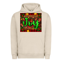Pigment French Oak joy with gloves for Christmas Urban Hoodie - AdoDesignShop