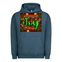 Pigment Midnight Navy joy with gloves for Christmas Urban Hoodie - AdoDesignShop