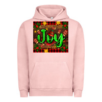 Pigment Salmon joy with gloves for Christmas Urban Hoodie - AdoDesignShop
