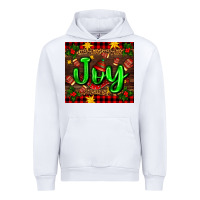 White joy with gloves for Christmas Urban Hoodie - AdoDesignShop