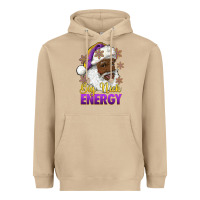 Mushroom big nick energy purple and gold afro santa Heavyweight Hoodie - RanaPortraitStore