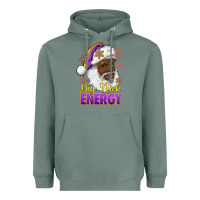 Sage big nick energy purple and gold afro santa Heavyweight Hoodie - RanaPortraitStore