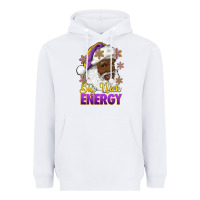 White big nick energy purple and gold afro santa Heavyweight Hoodie - RanaPortraitStore
