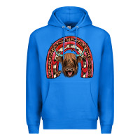 True Royal valentines highland cow rainbow Premium Hoodie - JahusDesignShop