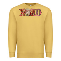 Antique Gold xoxo charolais cow Premium Sweatshirt - RanaPortraitStore